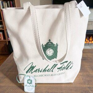 Marshall Field's Canvas "As Chicago As it Gets! tote,  NWT